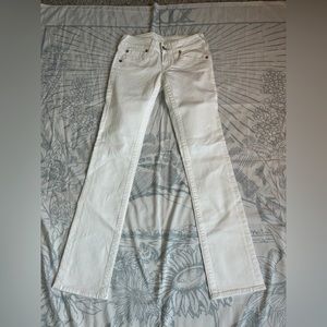 True Religion White Straight Jean W27